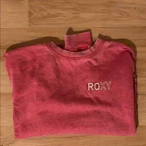 Red roxy sweatshirt